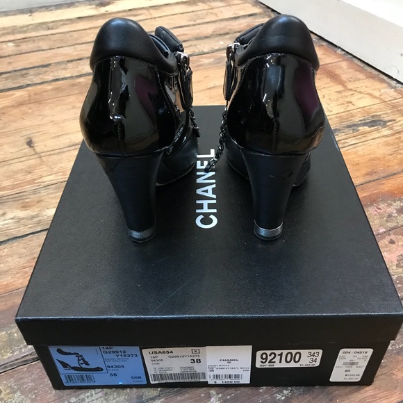 Authentic Chanel Chain Short Boot - Picture 4 of 8